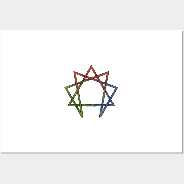 Enneagram - Celtic Knot Wall Art by 48Tuesdays